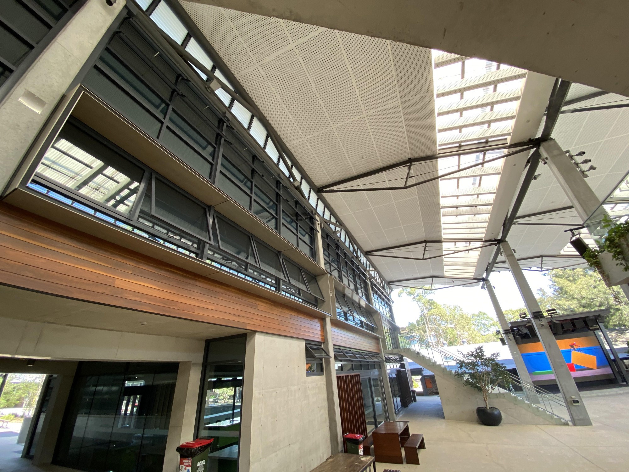 D+H VCD chain drives installed on automated windows at Northern Beaches Christian School in Sydney