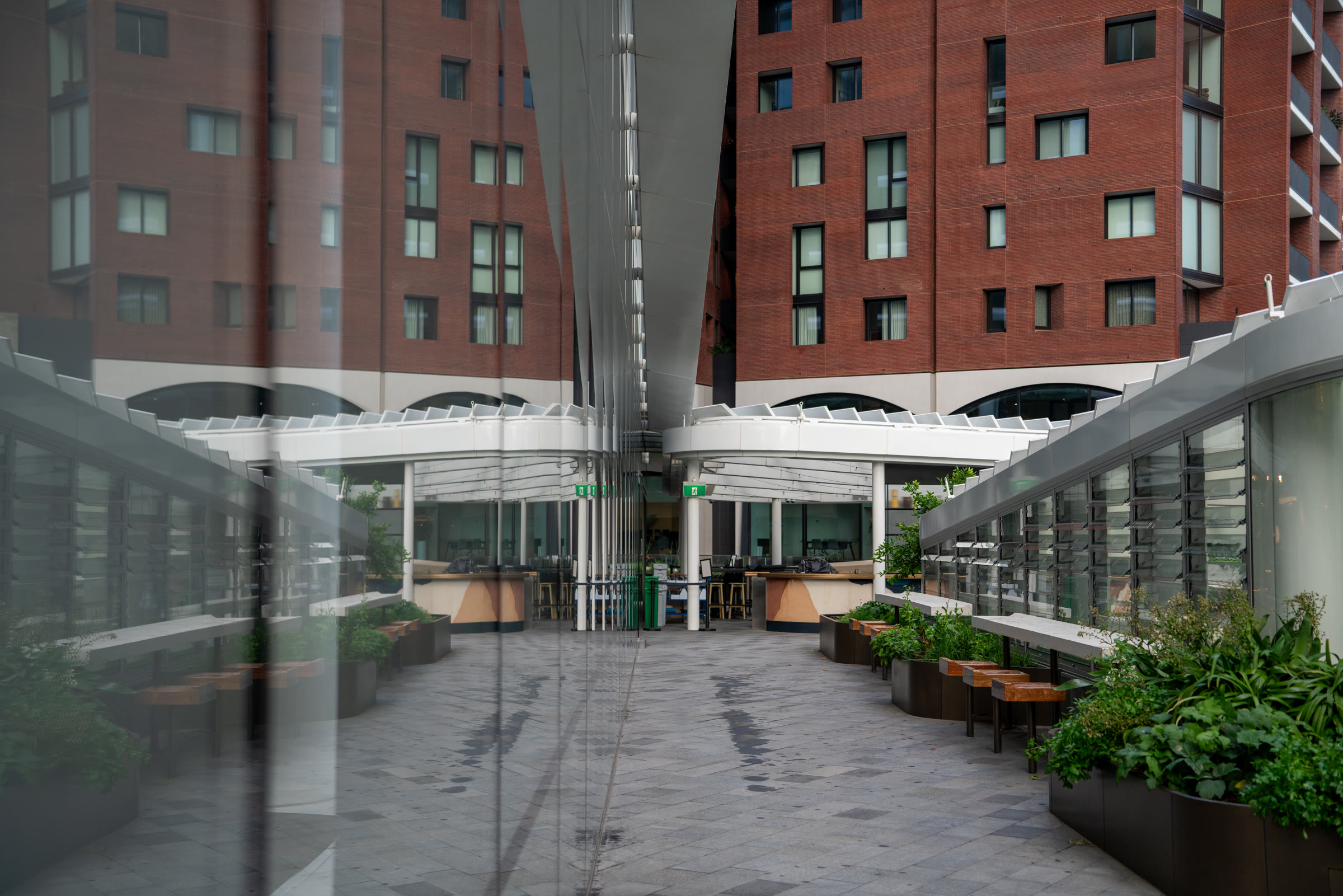 G12-FS glass louvre facade at Quay Quarter Sydney